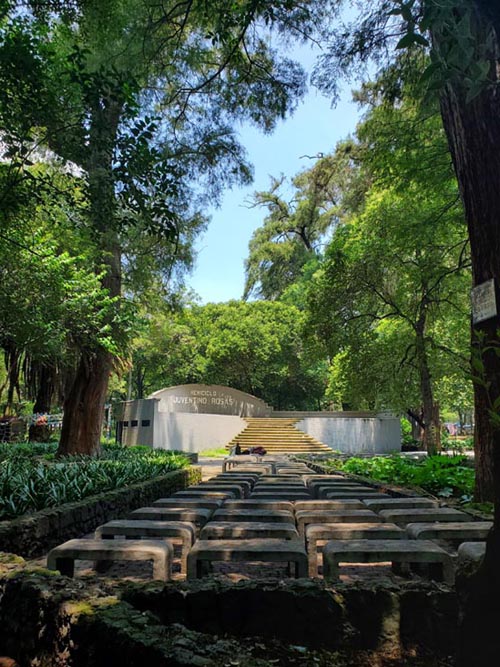 Hemiciclo Juventino Rosas, Bosque de Chapultepec, Mexico City/Ciudad de México, Mexico, August 12, 2021