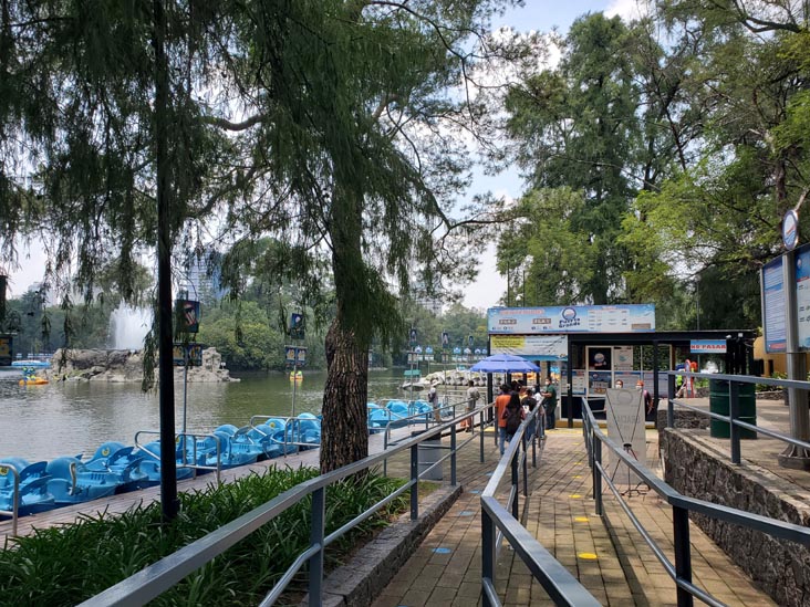 Paddleboats, Lago Mayor, Bosque de Chapultepec, Mexico City/Ciudad de México, Mexico, August 12, 2021