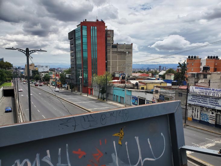 View From Walkway to Bosque de Chapultepec, Segunda Sección, Mexico City/Ciudad de México, Mexico, August 28, 2021