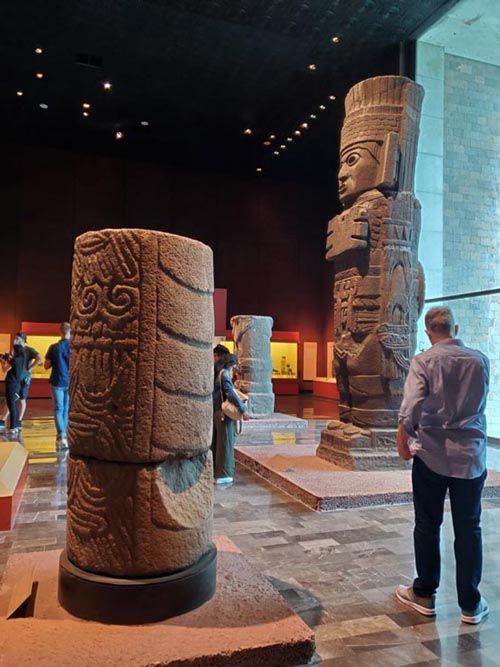 Toltec and the Epiclassic Hall, Museo Nacional de Antropología/National Museum of Anthropology, Mexico City/Ciudad de México, Mexico, August 17, 2021