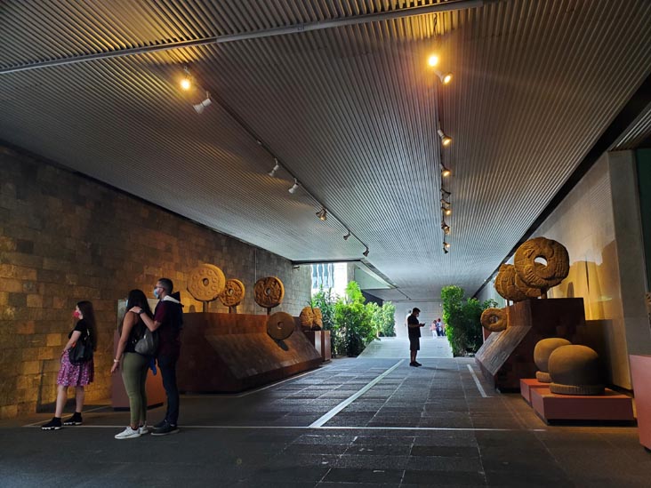 Pelota Display, Museo Nacional de Antropología/National Museum of Anthropology, Mexico City/Ciudad de México, Mexico, August 17, 2021