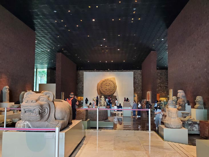 Mexica Hall, Museo Nacional de Antropologí­a/National Museum of Anthropology, Mexico City/Ciudad de México, Mexico, August 17, 2021