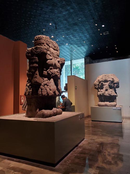 Coatlicue, Mexica Hall, Museo Nacional de Antropología/National Museum of Anthropology, Mexico City/Ciudad de México, Mexico, August 17, 2021