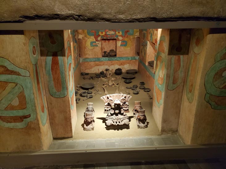Tomb 105 of Monte Albán, Oaxaca Hall, Museo Nacional de Antropología/National Museum of Anthropology, Mexico City/Ciudad de México, Mexico, August 17, 2021