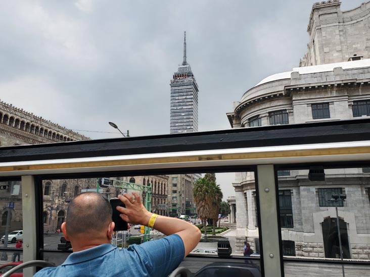 Torre Latinoamericana, Centro Histórico, Capital Bus Circuito Centro-Sur Tour, Mexico City/Ciudad de México, Mexico, August 6, 2021
