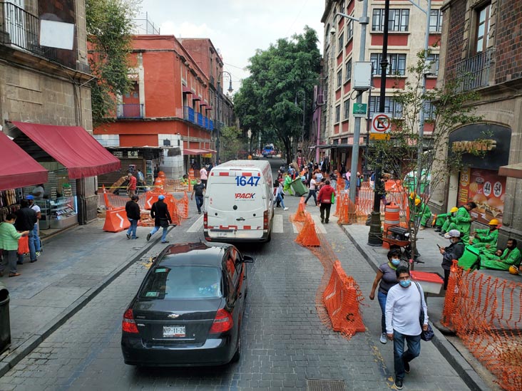 Centro Histórico, Capital Bus Circuito Centro-Sur Tour, Mexico City/Ciudad de México, Mexico, August 6, 2021