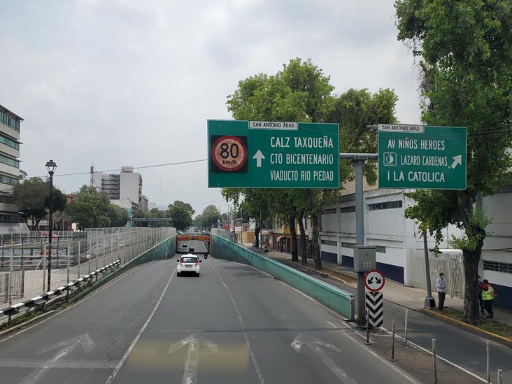 Calzada San Antonio Abad, Capital Bus Circuito Centro-Sur Tour, Mexico City/Ciudad de México, Mexico, August 6, 2021