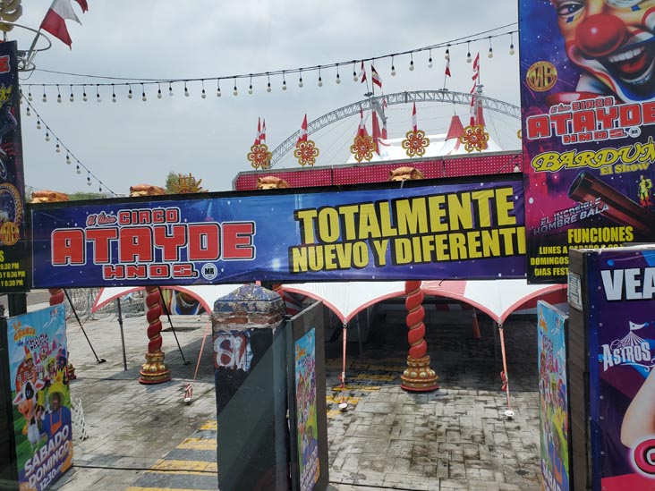 Carpa Astros, Calzada de Tlalpan, Capital Bus Circuito Centro-Sur Tour, Mexico City/Ciudad de México, Mexico, August 6, 2021