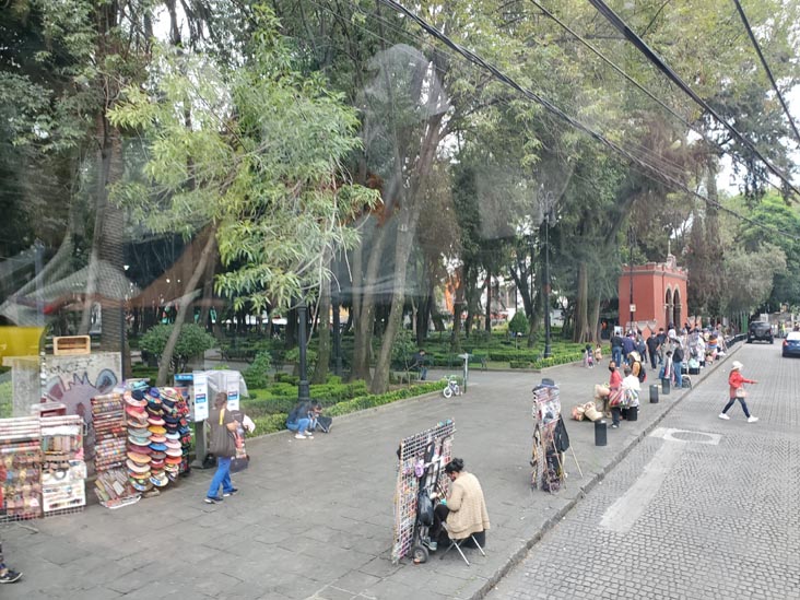 Jardin Centenario, Coyoacán, Capital Bus Circuito Centro-Sur Tour, Mexico City/Ciudad de México, Mexico, August 6, 2021