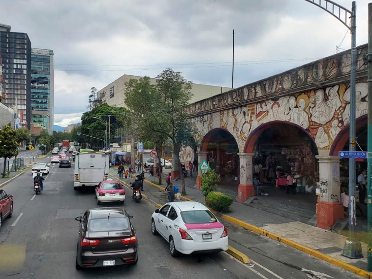 Avenida Revolución, San Angel, Capital Bus Circuito Centro-Sur Tour, Mexico City/Ciudad de México, Mexico, August 6, 2021