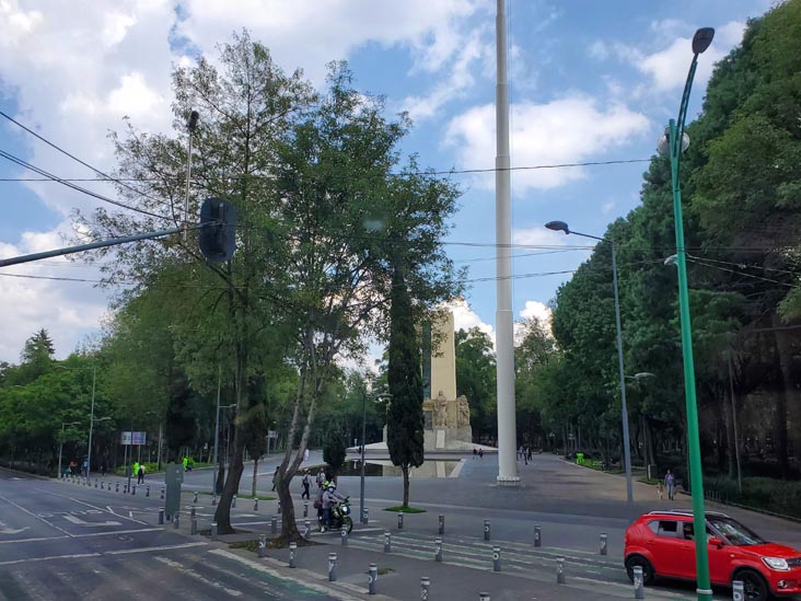 Parque de la Bombilla, San Angel, Capital Bus Circuito Centro-Sur Tour, Mexico City/Ciudad de México, Mexico, August 6, 2021