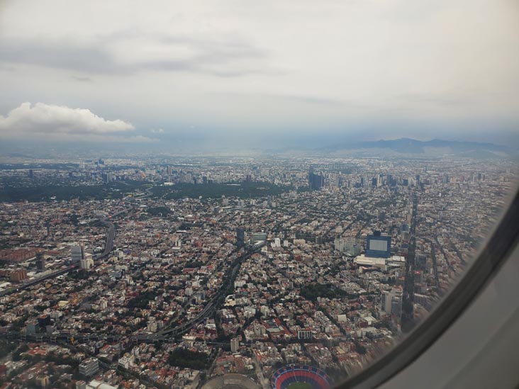 Mexico City/Ciudad de M&eacute;xico From Viva Aerobus Flight 101, August 2, 2021