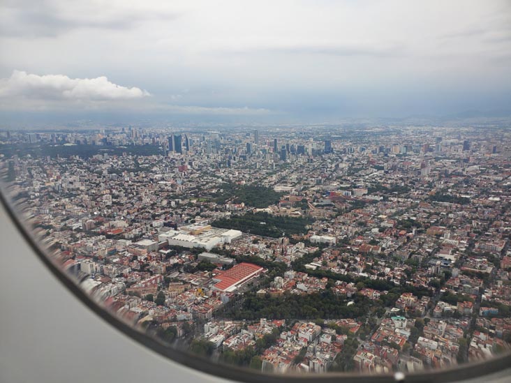 Mexico City/Ciudad de M&eacute;xico From Viva Aerobus Flight 101, August 2, 2021