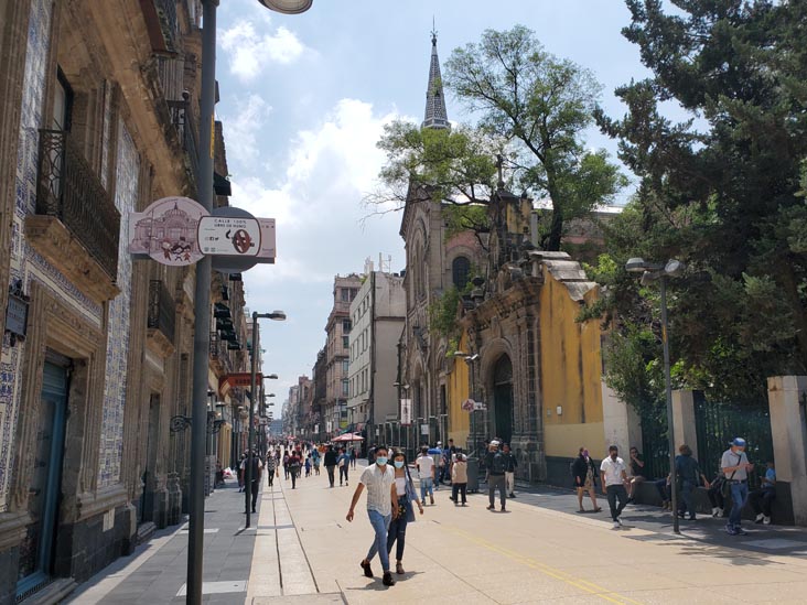 Avenida Francisco I. Madero, Centro Histórico, Mexico City/Ciudad de México, Mexico, August 16, 2021