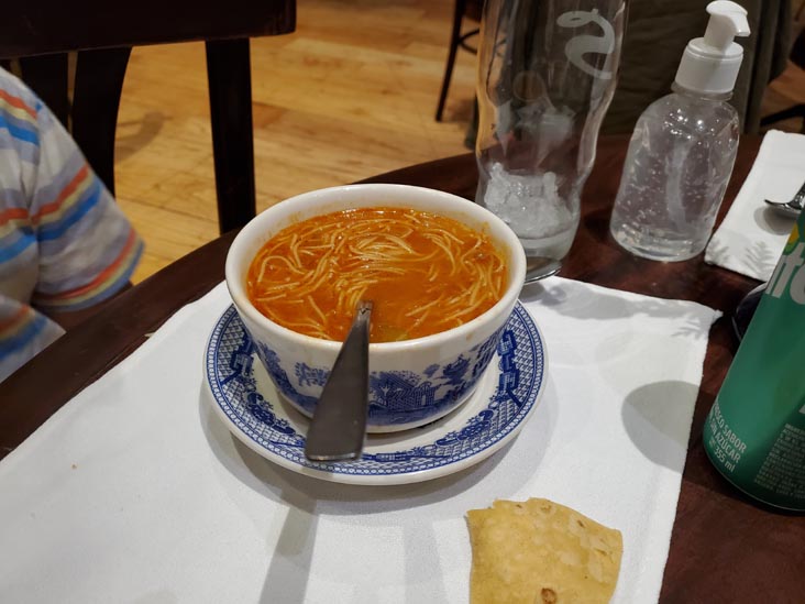 Sopa Fiedo, Sanborn's, Casa de los Azulejos, Centro Histórico, Mexico City/Ciudad de México, Mexico, August 14, 2021