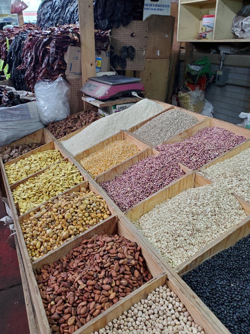 Dried Beans, La Merced, Centro Histórico, Mexico City/Ciudad de México, Mexico, August 21, 2021