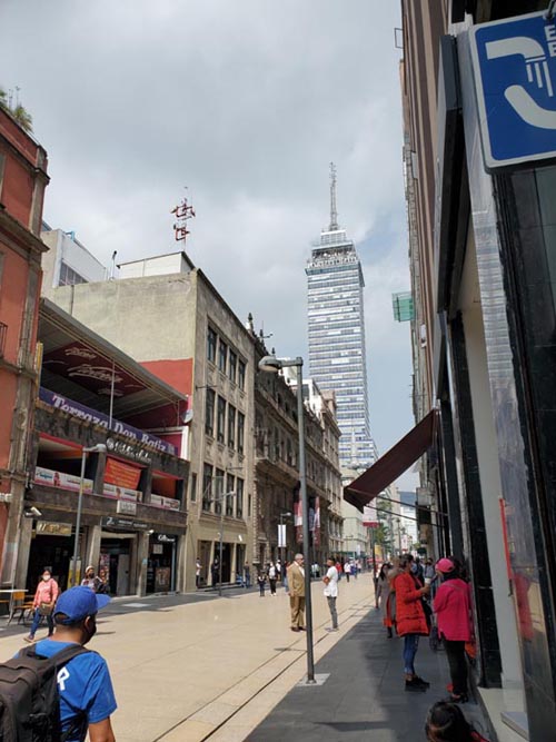 Torre Latinoamericana, Centro Histórico, Mexico City/Ciudad de México, Mexico, August 4, 2021