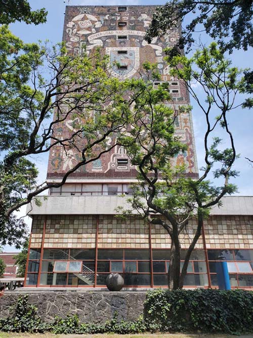 Biblioteca Central/Central Library, Ciudad Universitaria, Mexico City/Ciudad de M&eacute;xico, Mexico, September 4, 2023