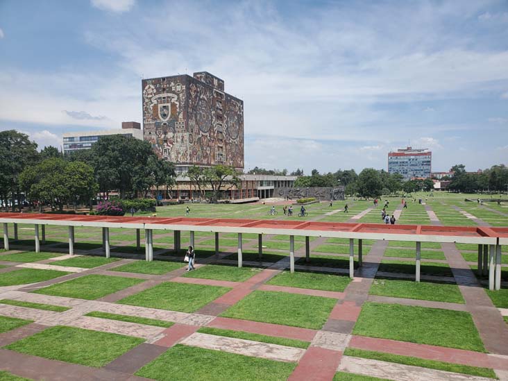 Biblioteca Central/Central Library, Ciudad Universitaria, Mexico City/Ciudad de M&eacute;xico, Mexico, September 4, 2023