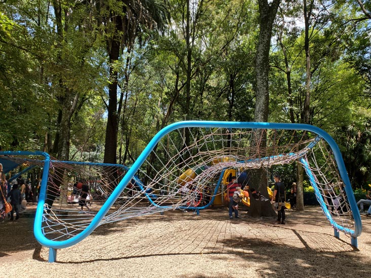 Playground, Parque México, Condesa, Mexico City/Ciudad de México, Mexico, August 15, 2021