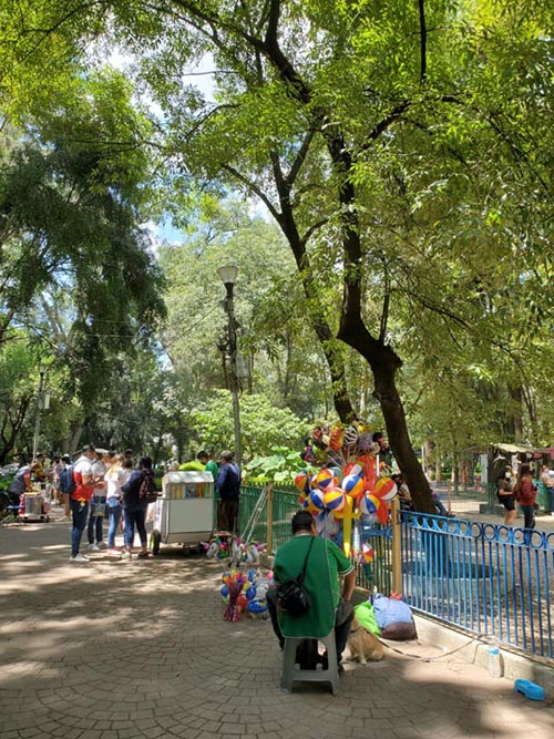 Parque México, Condesa, Mexico City/Ciudad de México, Mexico, August 15, 2021