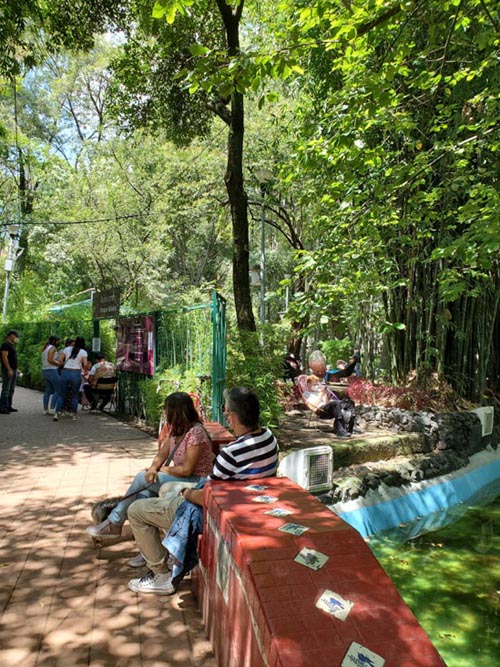 Parque México, Condesa, Mexico City/Ciudad de México, Mexico, August 15, 2021