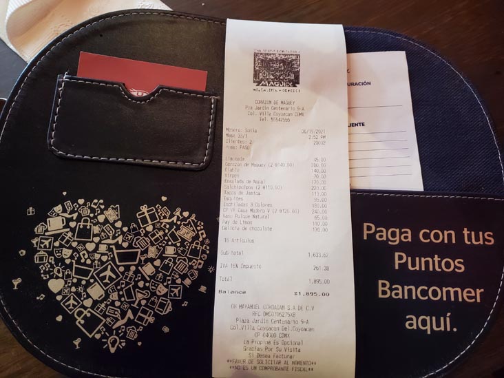 Check, Corazón de Maguey, Coyoacán, Mexico City/Ciudad de México, Mexico, August 19, 2021