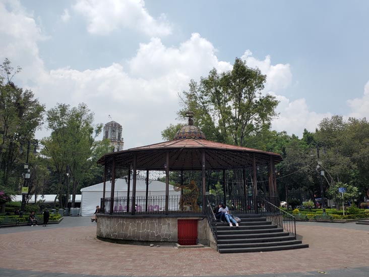 Plaza Hidalgo, Coyoacán, Mexico City/Ciudad de México, Mexico, August 19, 2021