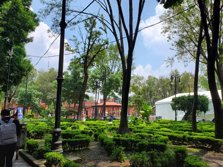 Plaza Hidalgo, Coyoacán, Mexico City/Ciudad de México, Mexico, August 19, 2021