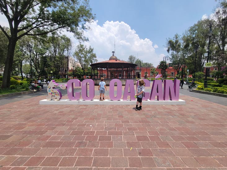 Plaza Hidalgo, Coyoacán, Mexico City/Ciudad de México, Mexico, August 19, 2021