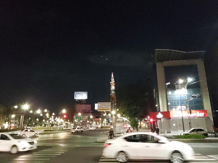 Looking Down Avenida Doctor Río de la Loza From Avenida Cuauhtémoc, Edge of Colonia Doctores, Mexico City/Ciudad de México, Mexico, August 16, 2021