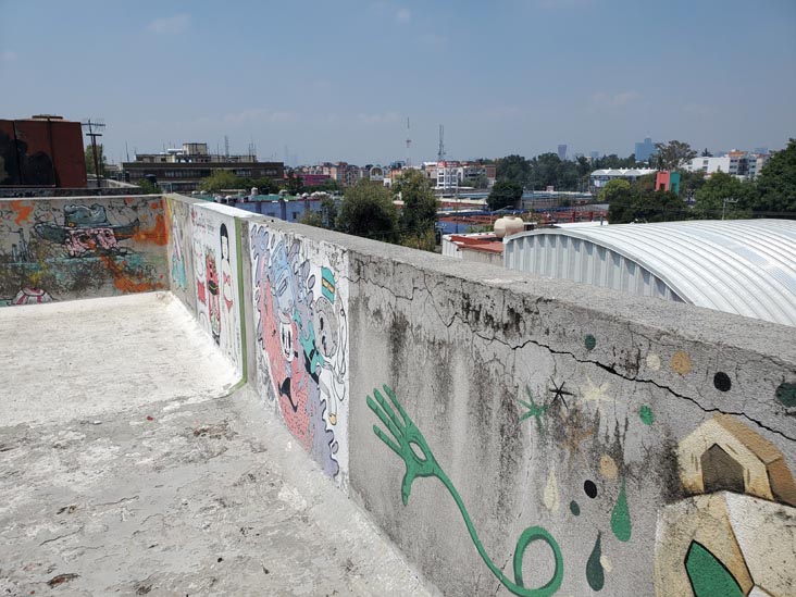 View From Rooftop, Museo del Juguete Antiguo México, Colonia Doctores, Mexico City/Ciudad de México, Mexico, August 9, 2021