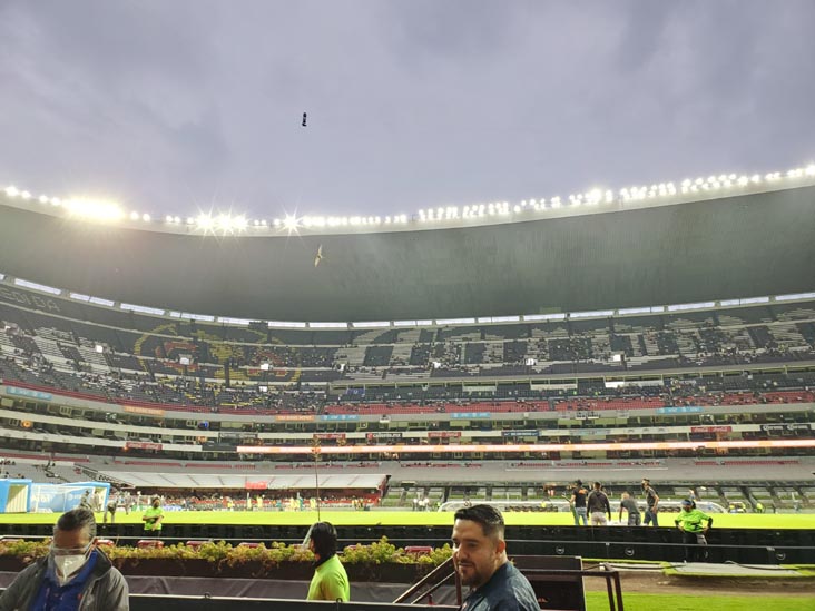 Halftime Eagle, Club América vs. Puebla, Section 106, Estadio Azteca/Aztec Stadium, Mexico City/Ciudad de México, Mexico, August 7, 2021