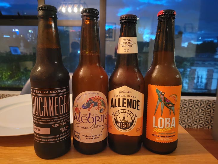 Bocanegra, Alebrije, Allende and Loba Paraiso Beer, Mexico City/Ciudad de México, Mexico, August 25, 2021