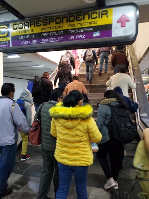Pantitlán Metro Station, Iztacalco, Mexico City/Ciudad de México, Mexico, August 27, 2021