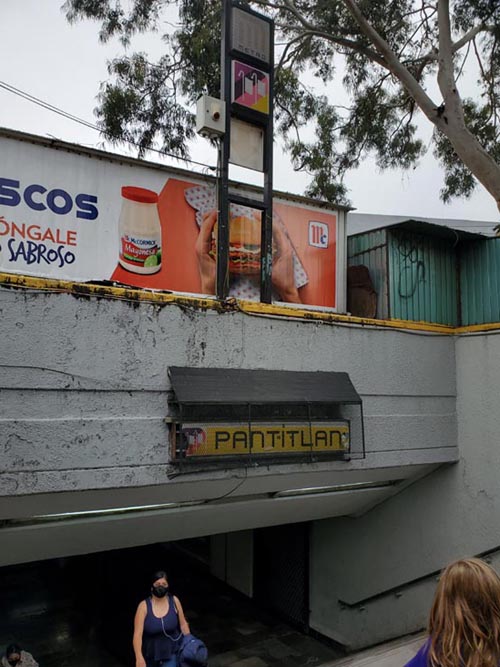 Pantitlán Metro Station, Iztacalco, Mexico City/Ciudad de México, Mexico, August 27, 2021