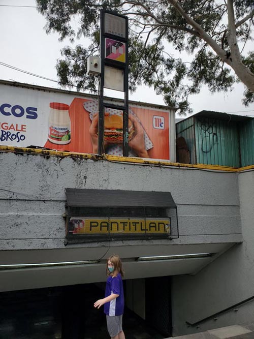 Pantitlán Metro Station, Iztacalco, Mexico City/Ciudad de México, Mexico, August 27, 2021