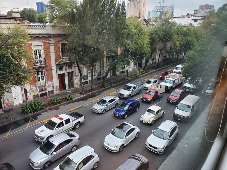 Avenida Bucareli at Avenida Cuauhtémoc, Colonia Juárez, Mexico City/Ciudad de México, Mexico, August 3, 2021