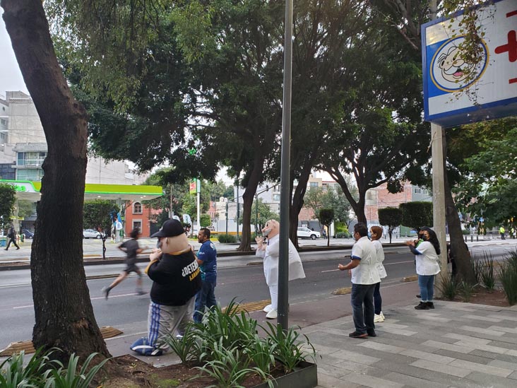 Mexico City Marathon, Maratón de la Ciudad de México, Avenida Insurgentes Sur at Calle Aguascalientes, Mexico City, Mexico, August 27, 2023