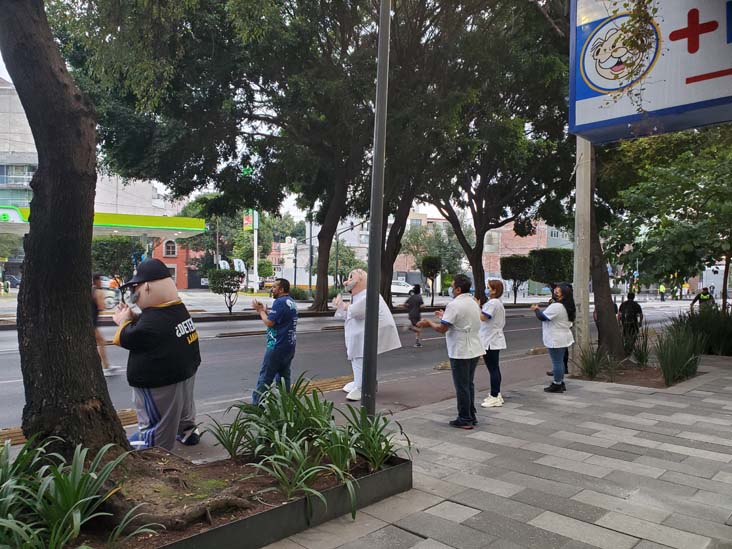 Mexico City Marathon, Maratón de la Ciudad de México, Avenida Insurgentes Sur at Calle Aguascalientes, Mexico City, Mexico, August 27, 2023