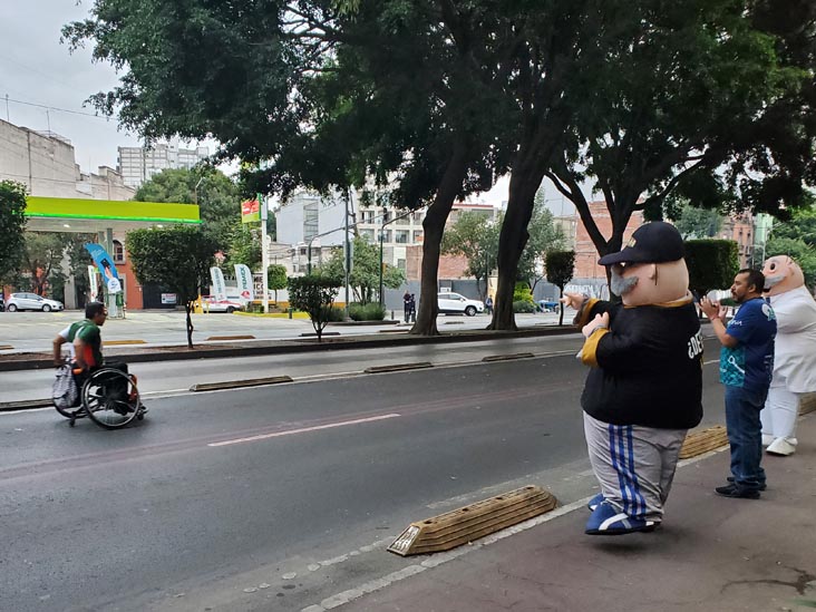 Mexico City Marathon, Maratón de la Ciudad de México, Avenida Insurgentes Sur at Calle Aguascalientes, Mexico City, Mexico, August 27, 2023