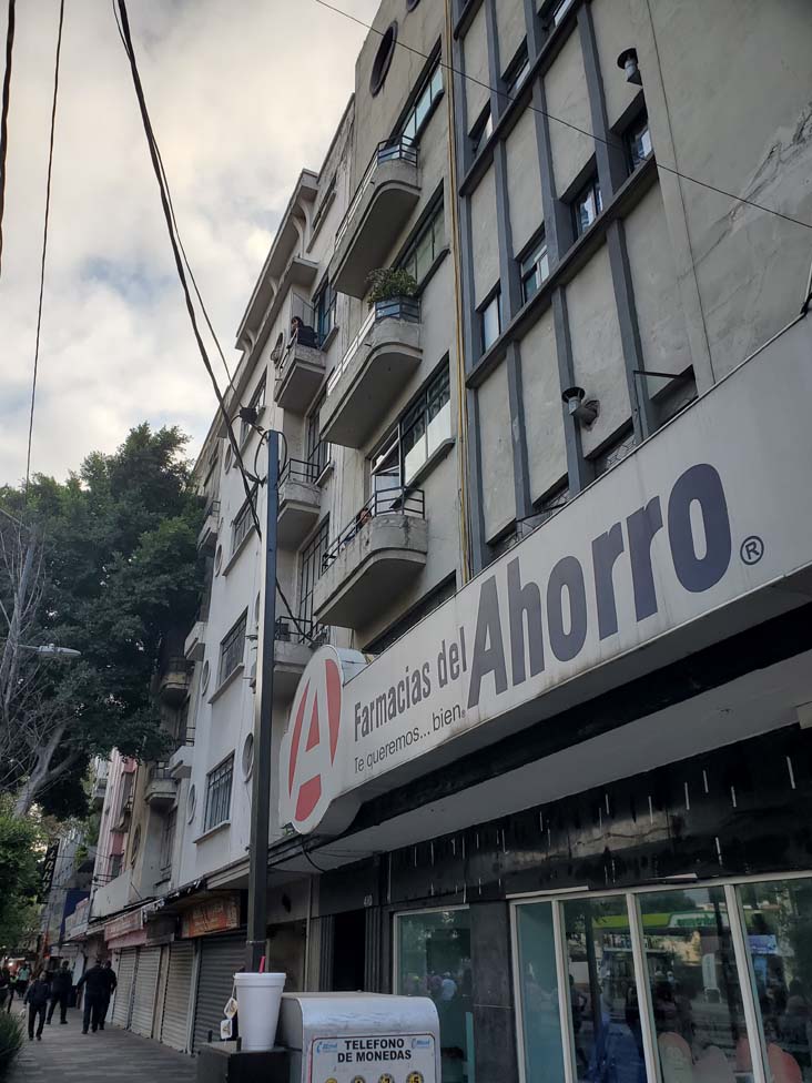 Avenida Insurgentes Sur at Calle Aguascalientes, Mexico City, Mexico, August 27, 2023