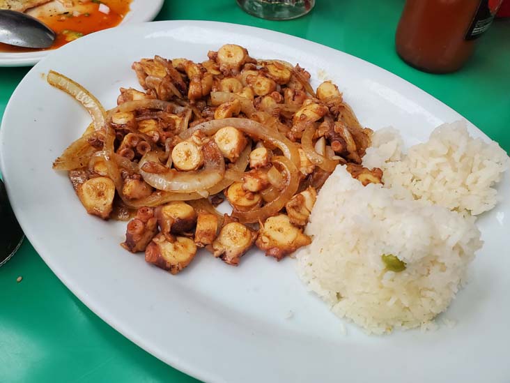 Pulpo, Romulo's, Mercado 1 de Diciembre, Narvarte, Mexico City/Ciudad de México, Mexico, September 2, 2023