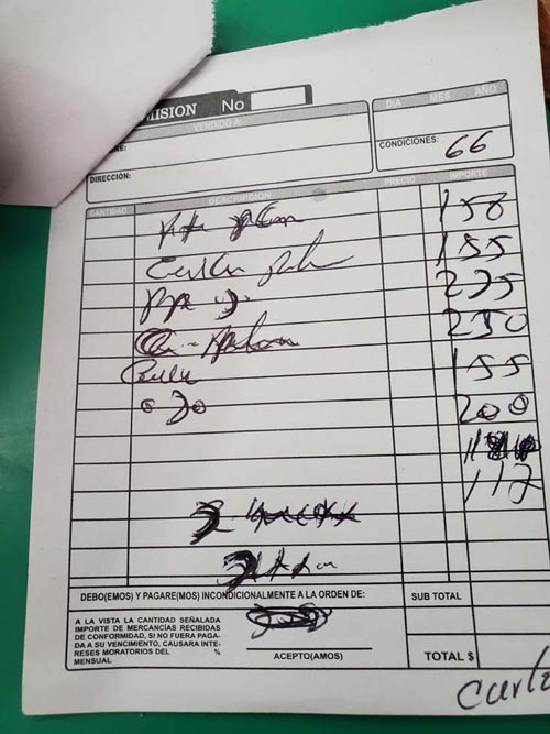 Check, Romulo's, Mercado 1 de Diciembre, Narvarte, Mexico City/Ciudad de México, Mexico, September 2, 2023