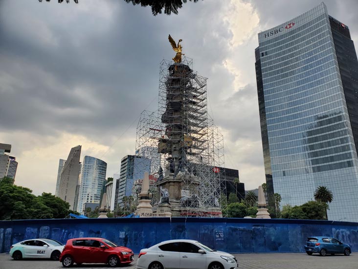 Ángel de la Independencia, Paseo de la Reforma, Mexico City/Ciudad de México, Mexico, August 5, 2021