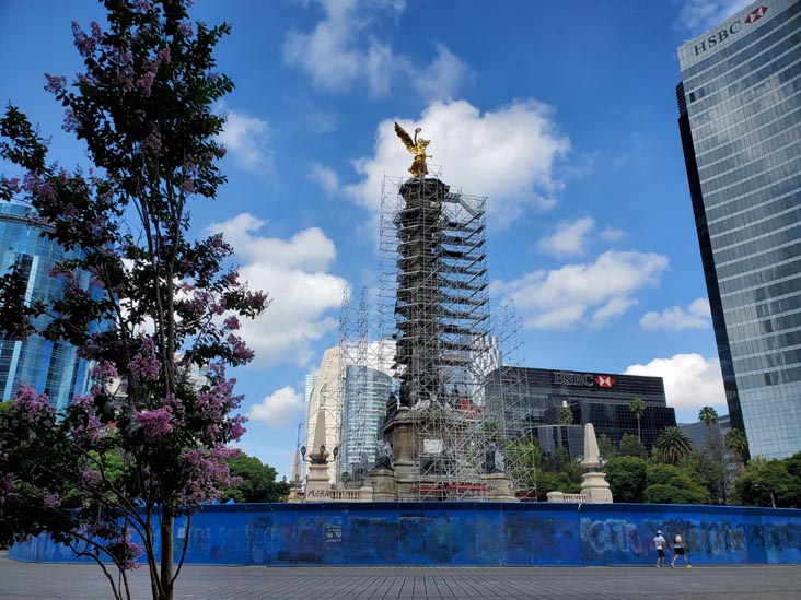 Ángel de la Independencia, Paseo de la Reforma, Mexico City/Ciudad de México, Mexico, August 15, 2021