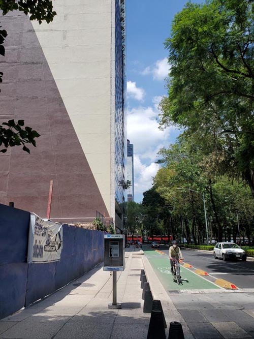 Paseo de la Reforma Near Fuente de La Diana Cazadora, Mexico City/Ciudad de México, Mexico, August 15, 2021