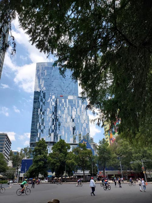 Torre Diana and Fuente de La Diana Cazadora, Paseo de la Reforma, Mexico City/Ciudad de México, Mexico, August 15, 2021