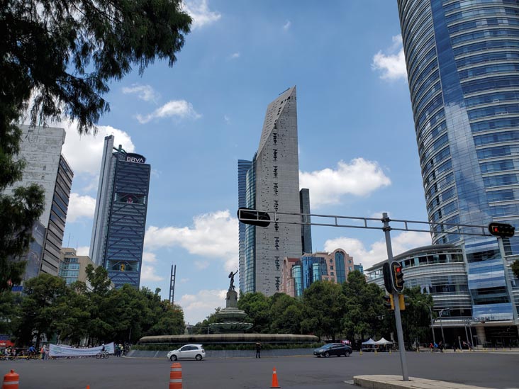 Fuente de La Diana Cazadora, Paseo de la Reforma, Mexico City/Ciudad de México, Mexico, August 15, 2021