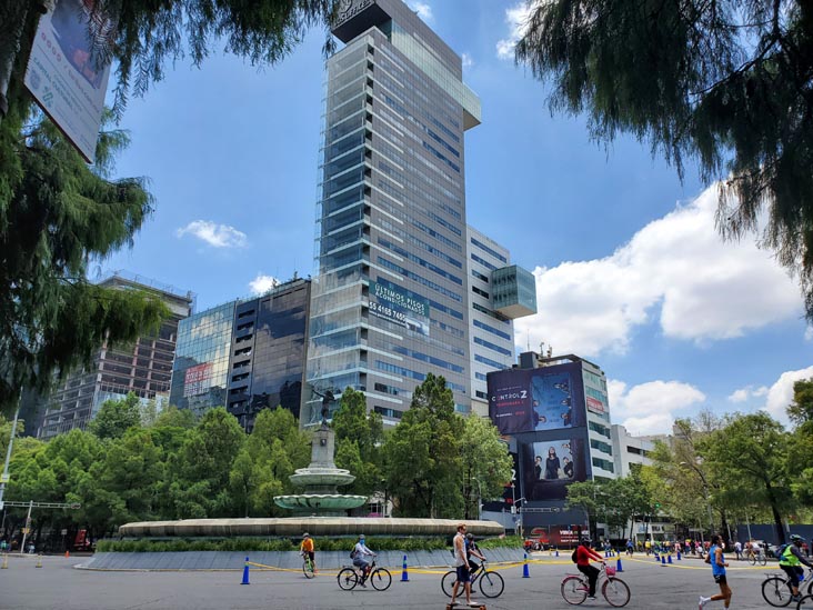 Fuente de La Diana Cazadora, Paseo de la Reforma, Mexico City/Ciudad de México, Mexico, August 15, 2021